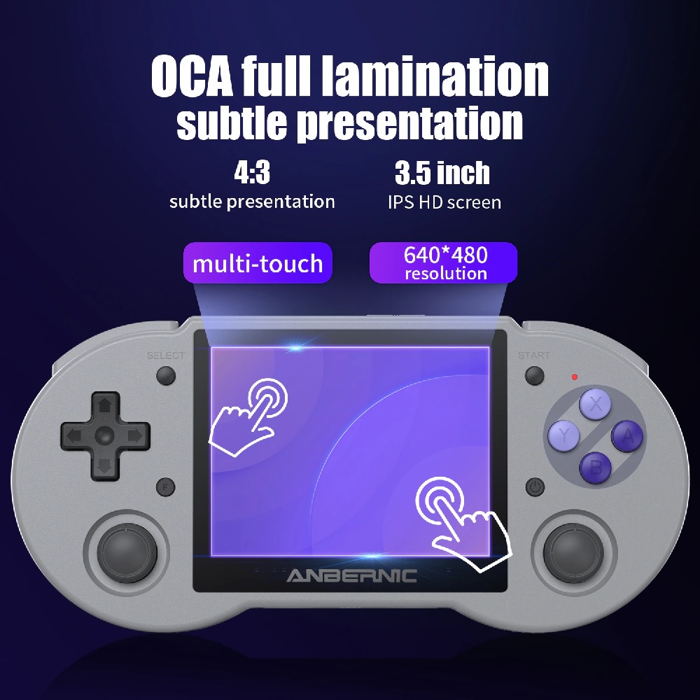 ANBERNIC RG353P 64GB - Dual Mode Emulator Retro Game Handheld Console - Game Retro Portabel dari ANBERNIC