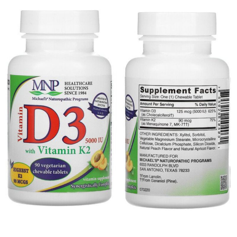 PO MNP vitamin D3 5.000iu K2 90mg