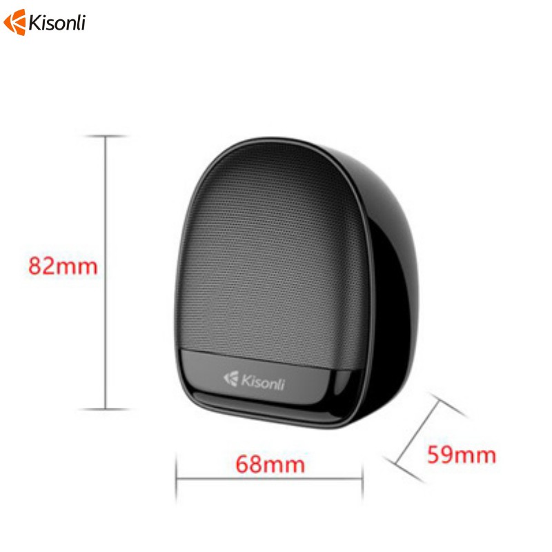KISONLI Speaker Gaming Laptop/Komputer KS-08 Dual Bass With Volume Control-7