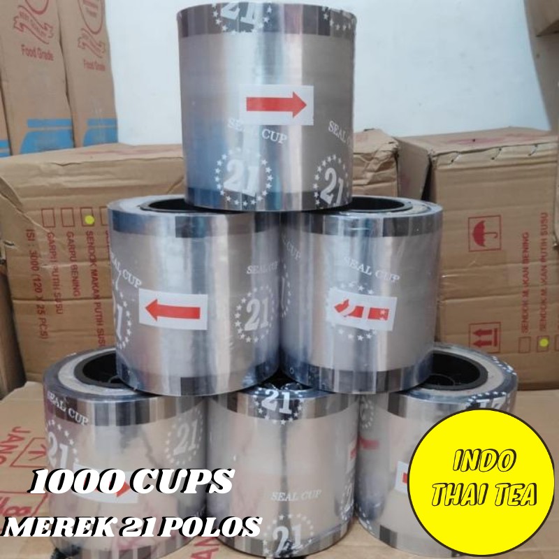 Harga Murah PLASTIK LID SEALER CUP POLOS 21 1000CUP Harga Murah PLASTIK LID SEALER CUP POLOS 21 1000CUP