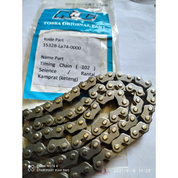rantai kamprat tossa hercules 200 cc timing chain 102L tossa
