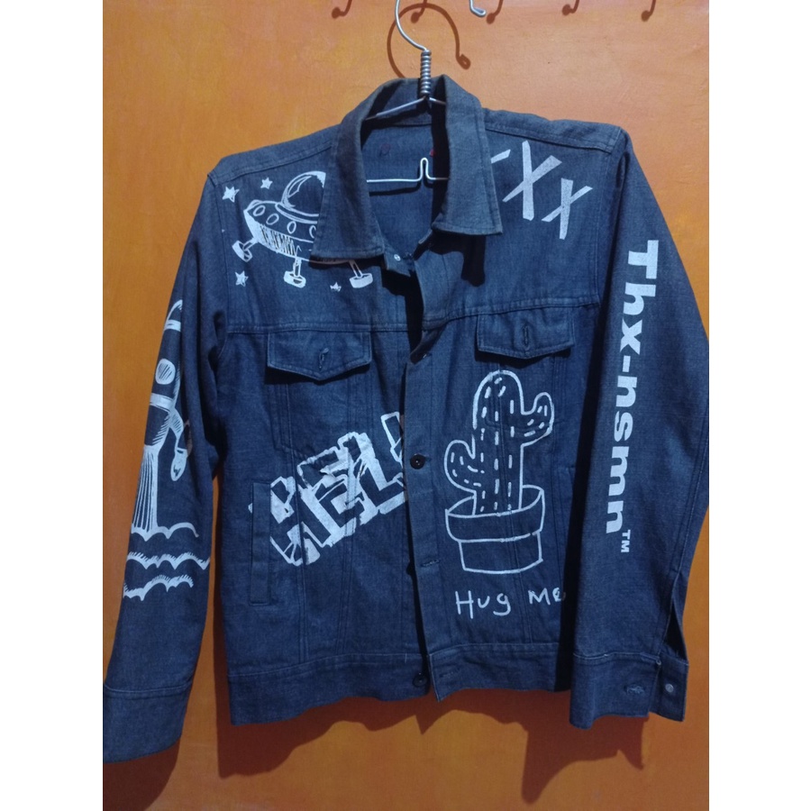 Jaket denim XL - thanksinsomnia denim 2016-2017
