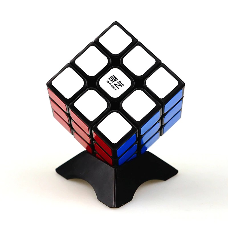 (Gratis Ongkir) Qiyi 3x3x3 cube Professional 5.7CM Speed Cube rubic For Magic Cube Puzzle Neo Cubo
