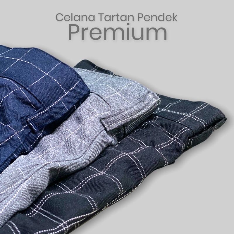 CELANA PENDEK PRIA MOTIF KOTAK-KOTAK-CELANA TARTAN KUALITAS DISTRO