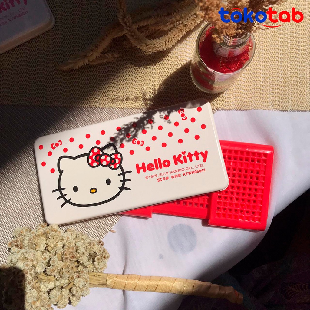 

Tokotab - Tempat Pensil Kotak Penyimpanan Multiguna HELLO KITTY KTWH95041 Foldable