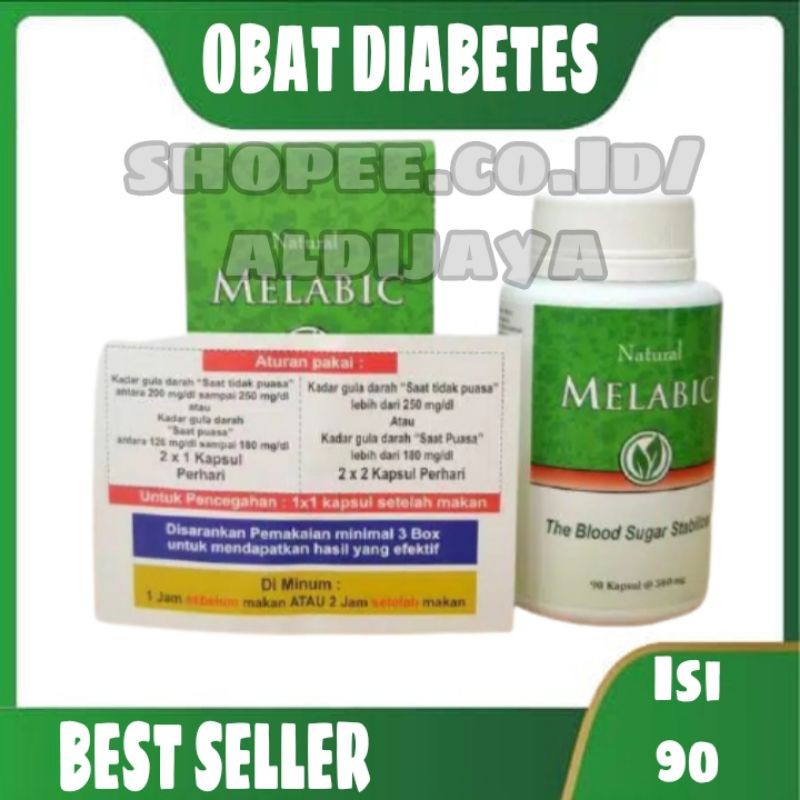 1234MELABIC ASLI ORIGINAL HERBAL OBAT DIABETES