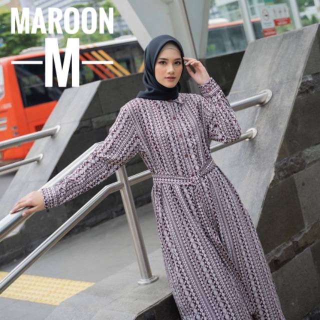 Samira Tunik Maroon by Heaven Lights