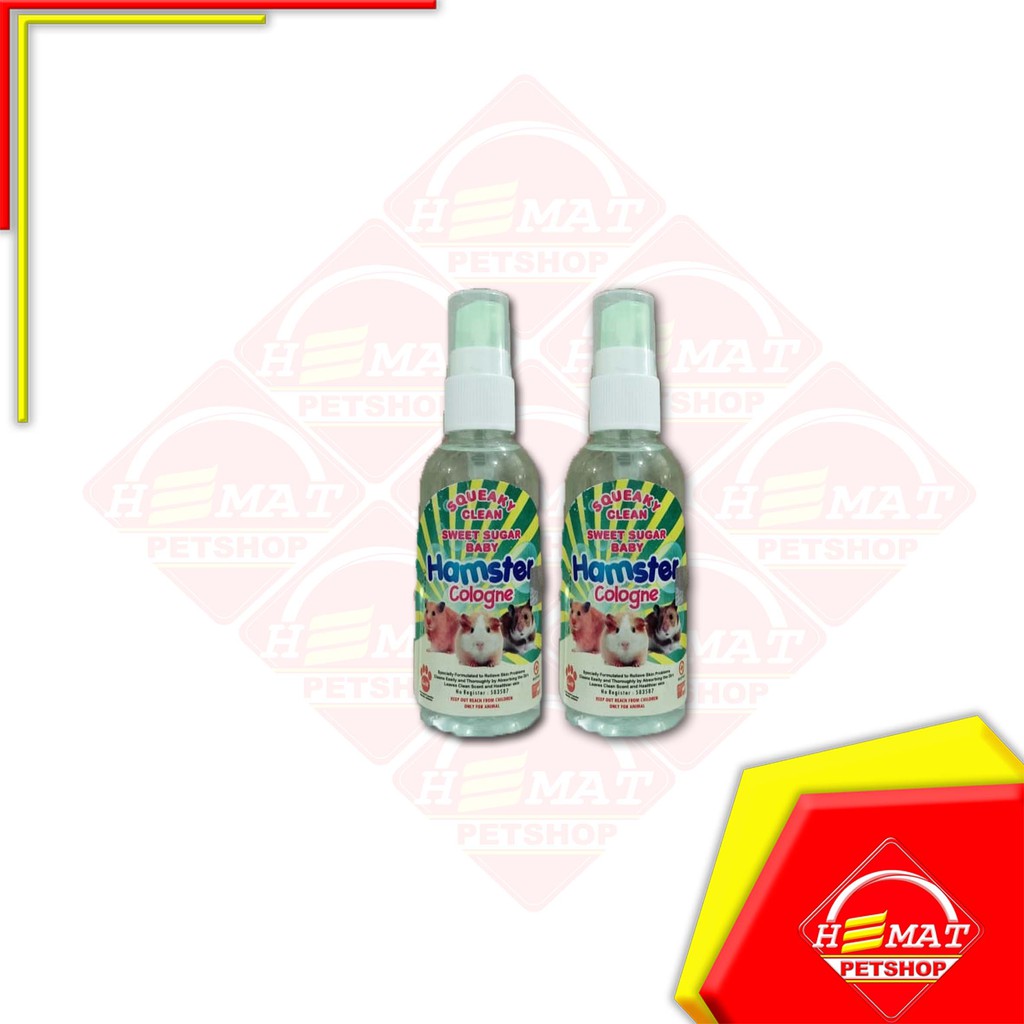 Parfum Hamster Cologne 60ml -  Spray Hamster - Penghilang Bau Badan