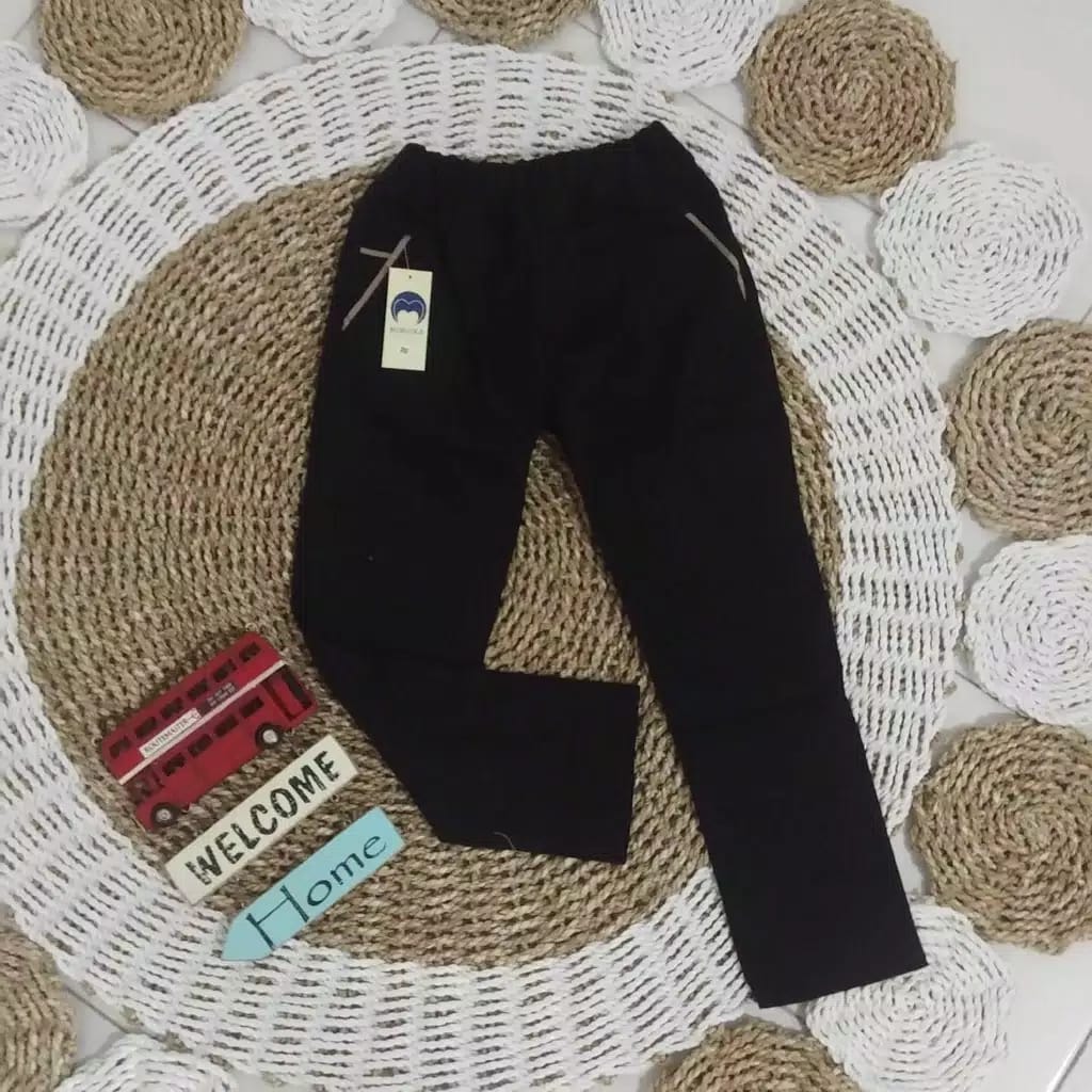 Celana Chino Anak Panjang 1thn s/d 9 thn Anak Laki-laki Dan Perempuan  celana chinos Warna Hitam