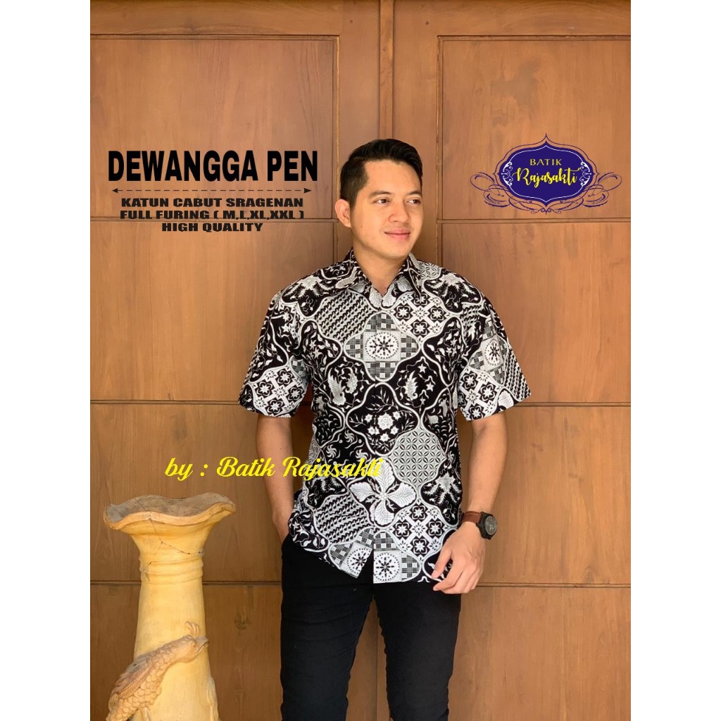 DEWANGGA RAJASAKTI KEMEJA BATIK SOLO PRIA LENGAN PENDEK PANJANG LAPIS FURING ATASAN PREMIUM MODERN KATUN HALUS MANUK RAJA MANUK RAJAMANIS CATUR PARANG COLET MERAK JOS GARDAPARI COLET 2  WISHAKA  PERMATA BIRU PEN BLACK DIAMONDPEN PERMATA PUTIH PEN DIAMOND