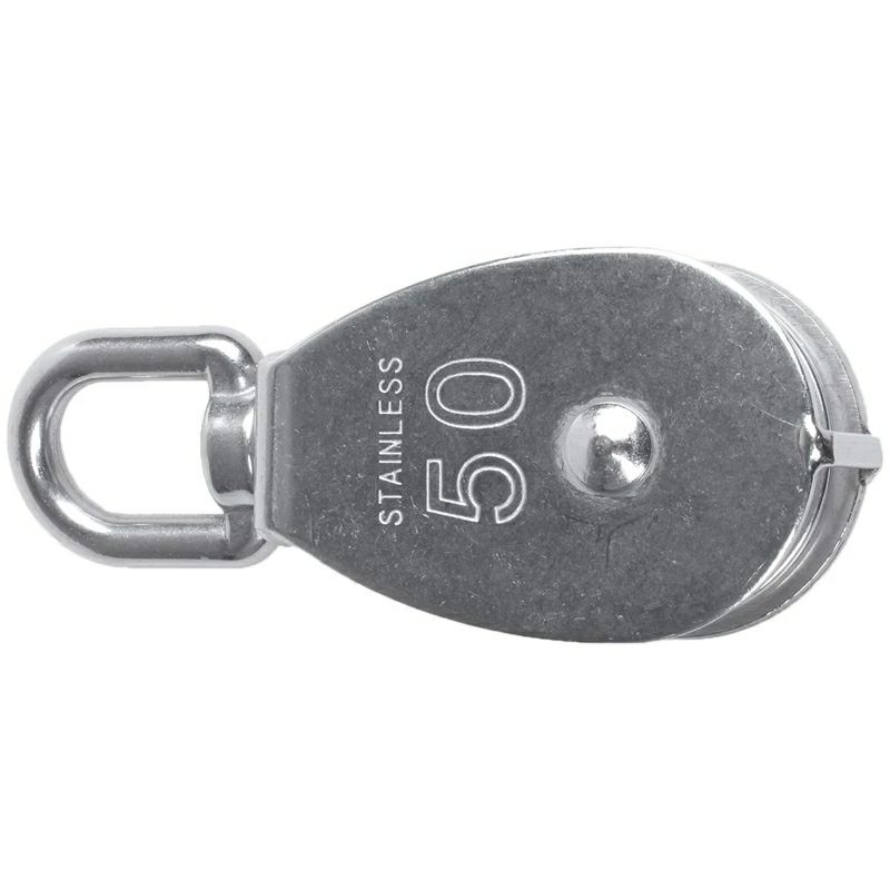 Katrol Pulley Kerekan Roda Baja Gantung Multifungsi Bahan Stainless Steel