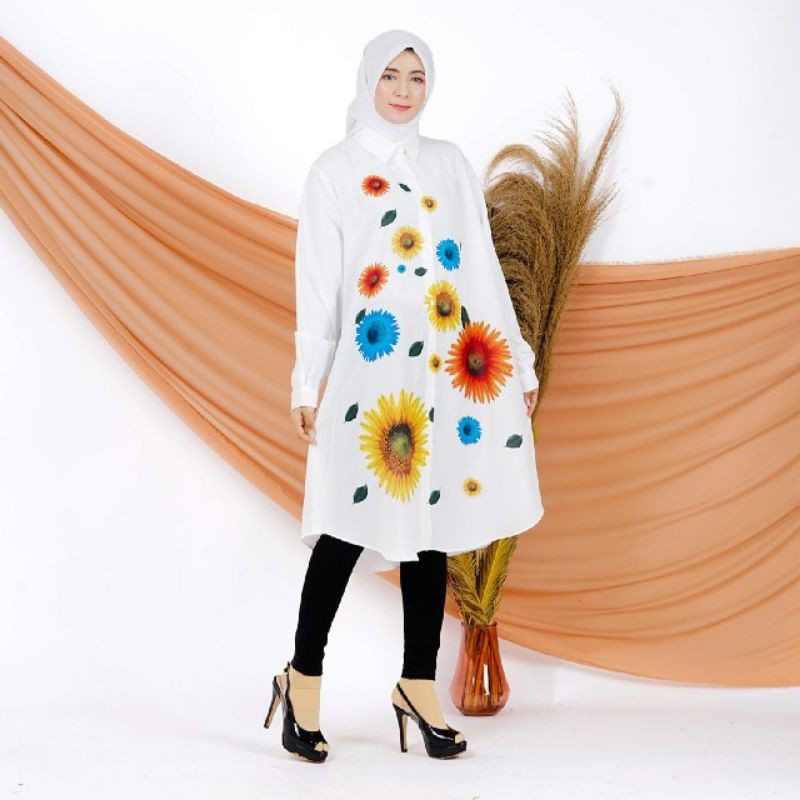 Dress kemeja SunFlower