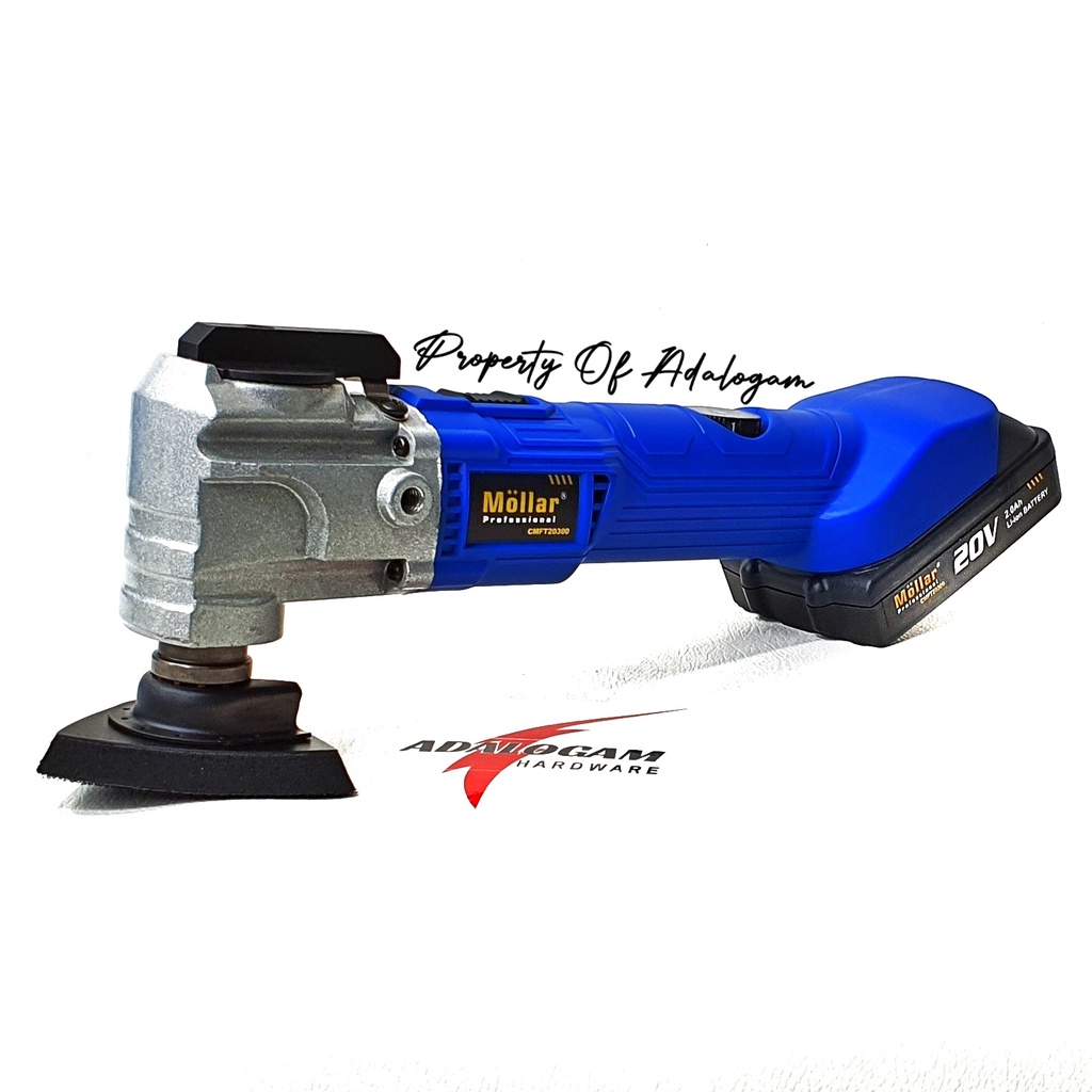 MOLLAR CMFT20300 Mesin Multi Tool Cordless - Mesin Oskilasi Baterai