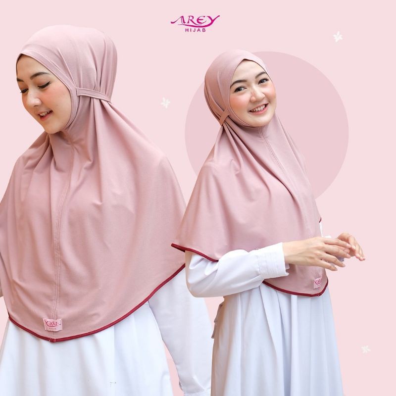 Hijab Instan AREY BERGO /jilbab bergo/ AREY BERGO LIST // BERGO FARAH