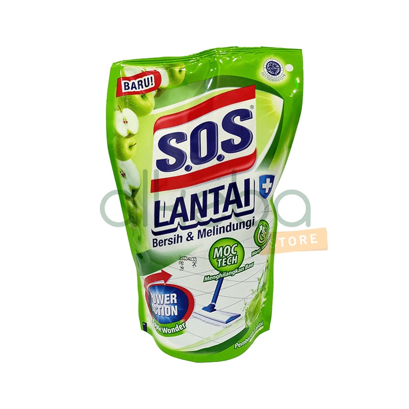 Floor cleaner Anti Bacterial Pembersih lantai SOS 750 ml refill pouch