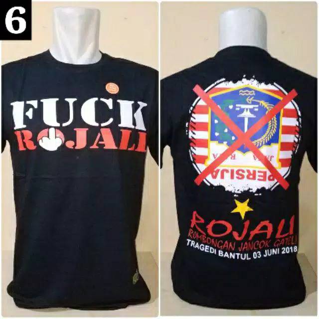 KAOS TSHIRT RASIS AREMA PERSIJA JANCOK