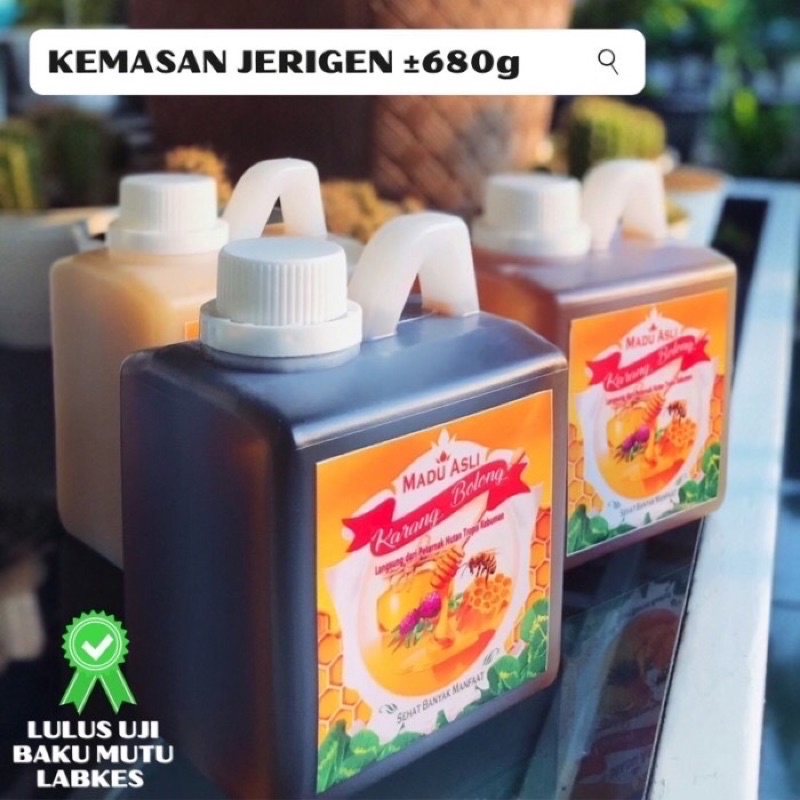 

500 ml Madu Murni Asli Karangbolong Kebumen Jerigen
