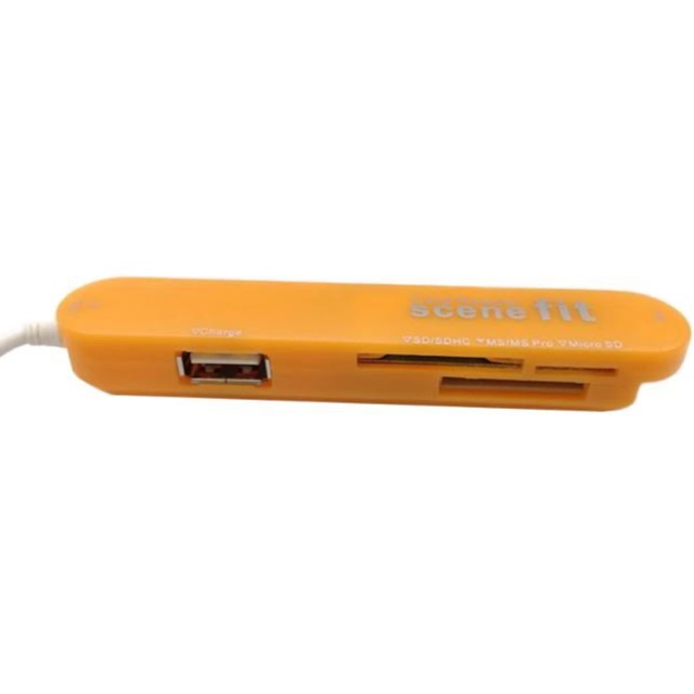 Mediatech Micro USB - Combo 1 USB Hub + 4 port Card Reader (64944)