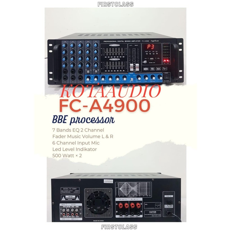 Amplifier Firstclass FCA 4900 First Class FCA4900 / FC A4900
