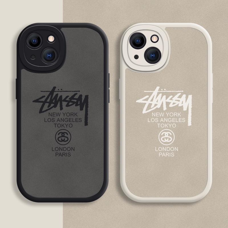 Soft Case Desain Brand Untuk iPhone 6 7 8 Plus X XR Xs 11 Pro Max 13 12