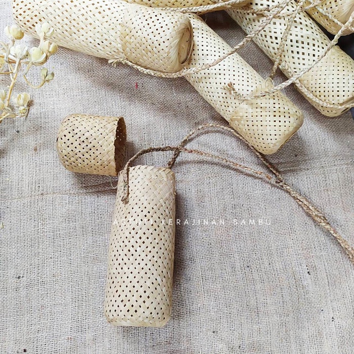 Tas Botol Anyaman bambu/ tas anyaman banbu/ tas botol/ tumbler