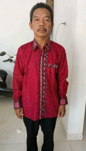 Bswart Batik Hrb026 Kenongo Hem Panjang Padi Pekalongan M L Xl Batik Pria Murah Modern Grosir Batik