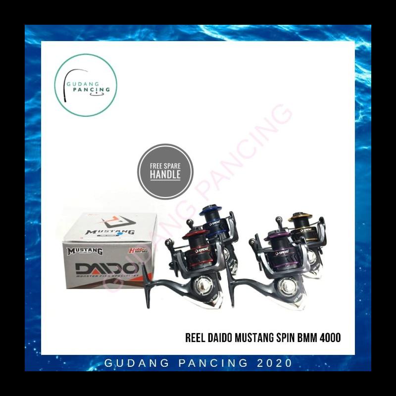 UPDATE REEL DAIDO MUSTANG SPIN BMM 4000 ALAT PANCING TERMURAH DAN TERBARU AL4