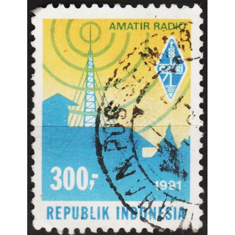 

Perangko Filateli G48 - Indonesia VFU 1v 06.10.1991 Amateur Radio