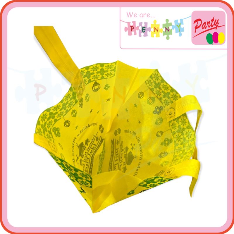 

Tas Kain Selamat Idul Fitri LUSINAN Spunbond BESAR 38x45 cm Tebal Bingkisan Parcel Lebaran Grosir