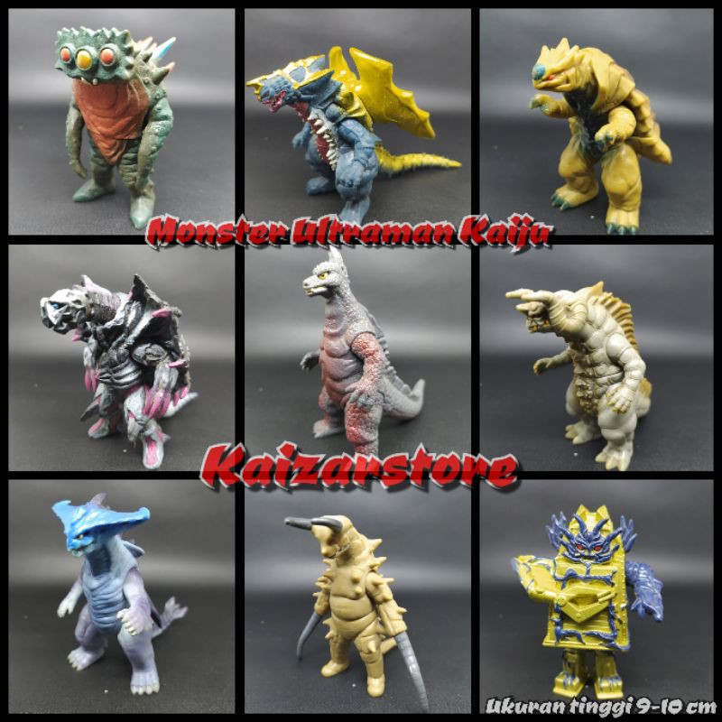 Mainan Action Figure Monster ULTRAMAN KAIJU Ultra Original Bandai Ori China Series bukan KW murah