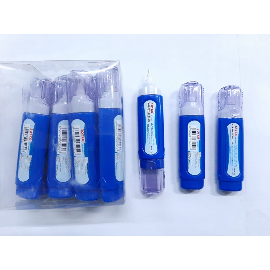 

Correction Pen Fluid JOYKO S209 Tipex isi 12pcTipex cair Cairan koreksi pulpen tip x cair