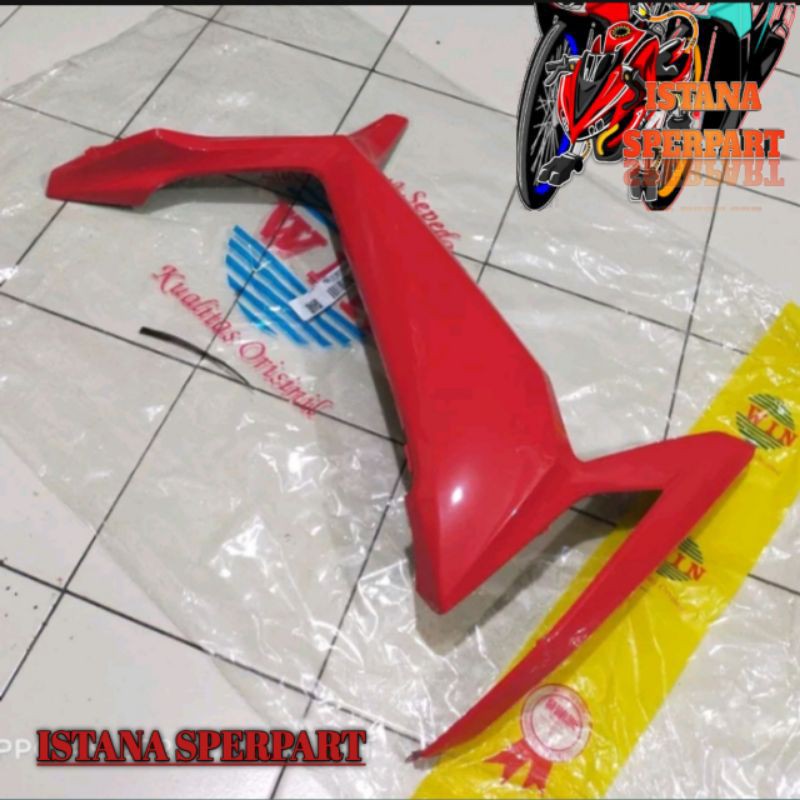 sayap tebeng samping depan kanan supra x 125 fi injeksi K41 merah