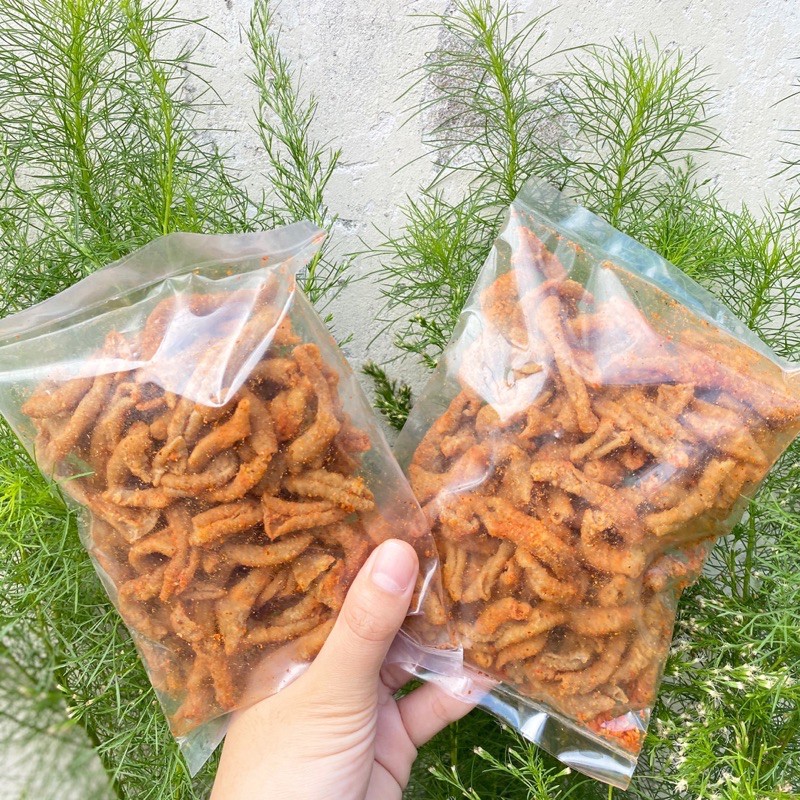 

keripik usus ayam variant rasa balado