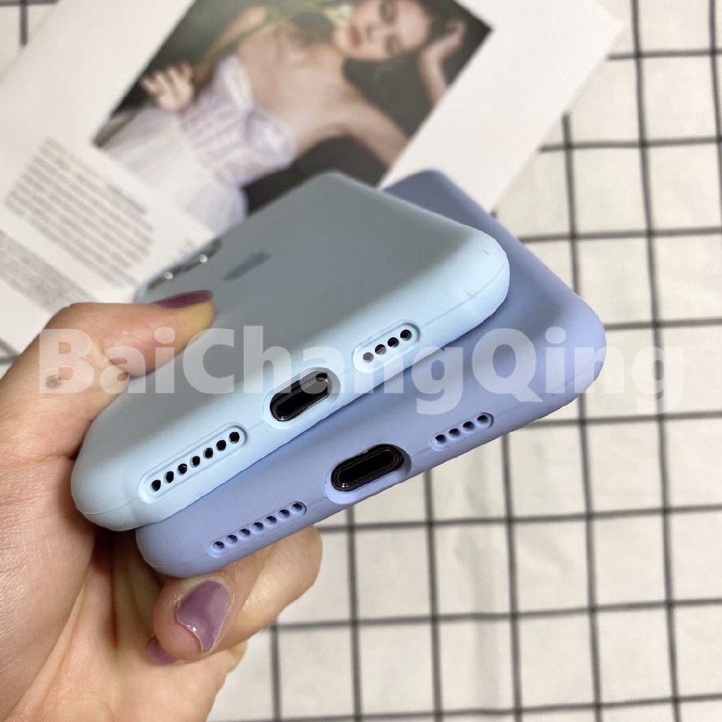 Casing Case Motif Langit Biru/Hijau/Biru/Ice Sea/Lilac Untuk Iphone 11 Pro Max 6 6s 7 8 Plus Xr Xs Max