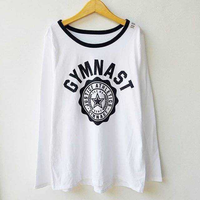 Kaos Lengan Panjang Anak Perempuan Justice Gymnast