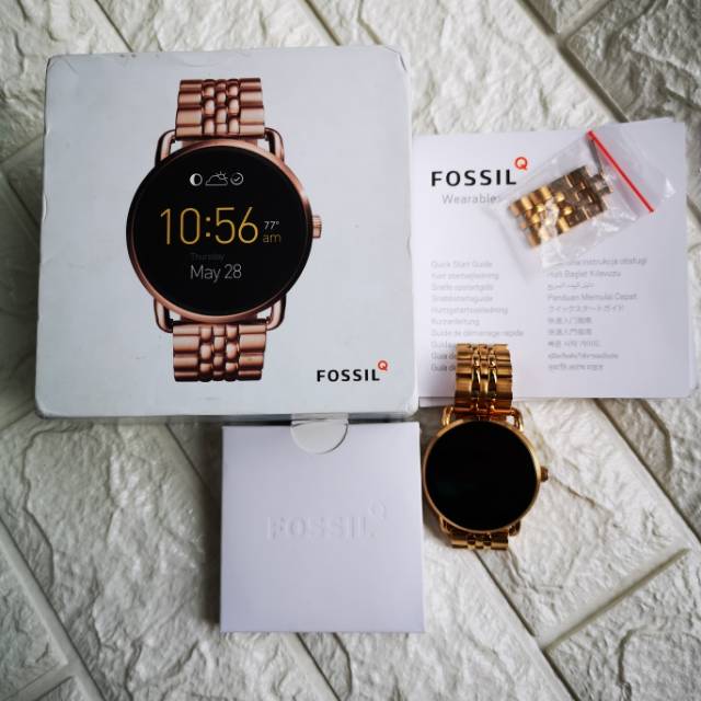 Jam tangan fossil preloved gen 2 rosegold
