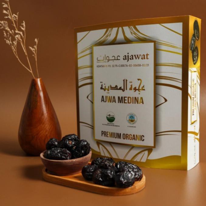 

Kurma Ajwa Medina Ajawat Premium Organik 1Kg Lapaklaris389