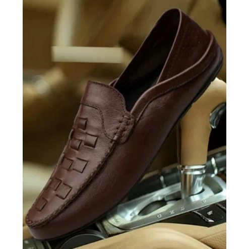 ROPE  - slip On Pria Casual Terbaru hitam coklat model kekinian