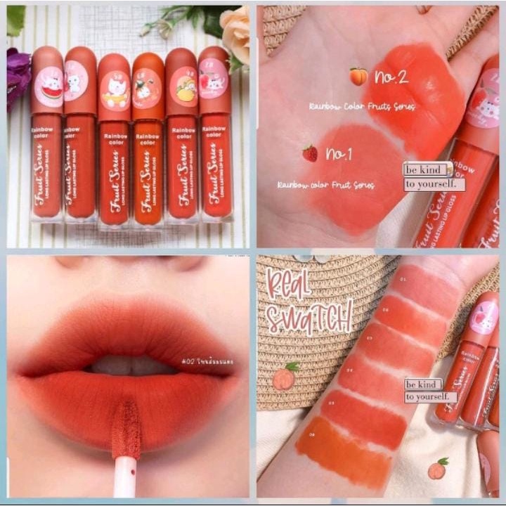 KISS BEAUTY LIPCREAM  FRUIT SERIES