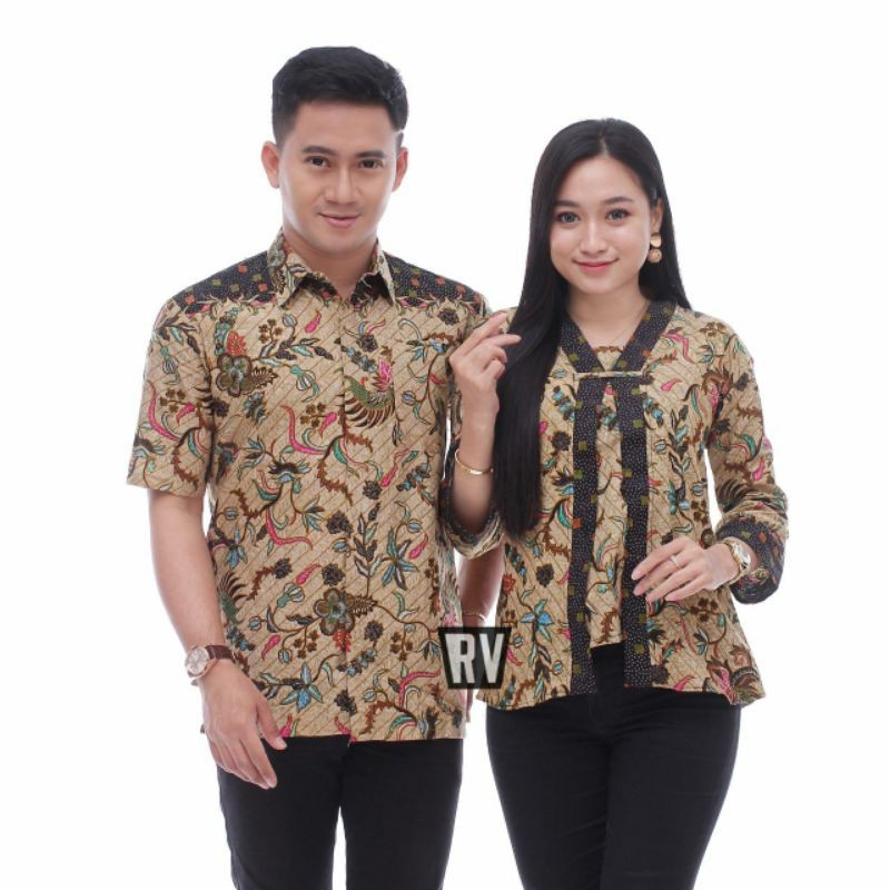 Bswart Cod Cod Cod Couple Batik Pria Dan Wanita Seragam Batik Pekalongan Seragam Kantor