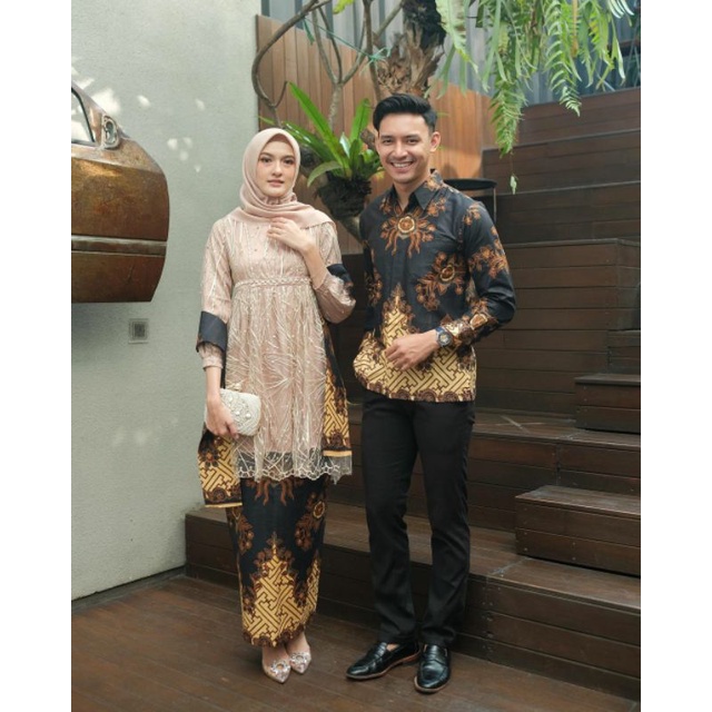 KEBAYA BATIK MODERN KEBAYA MAHESWARI LAMARAN WISUDA TUNANGAN WID BATIK AKITA SHOOP-COUPLE MOWO