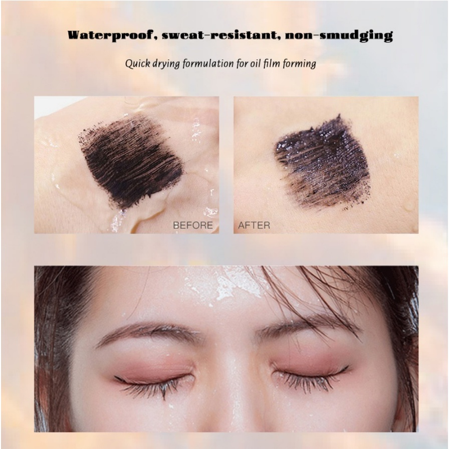 [BPOM] 100 % Original NOBB! Mascara Waterproof Long Lasting Volumizing Lengthen Eye Lash Makeup - Double Maskara N3102