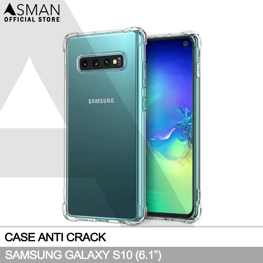 Anti Crack Samsung Galaxy S10 (6.1&quot;) | Softcase Anti Bentur - Clear