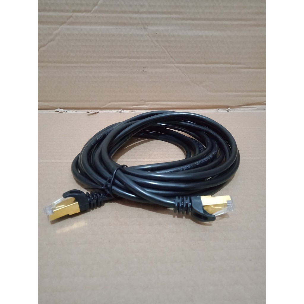 NYK Kabel LAN  Cat7 RJ45 5Meter SSTP 10Gbps -Kabel internet cat7 5m