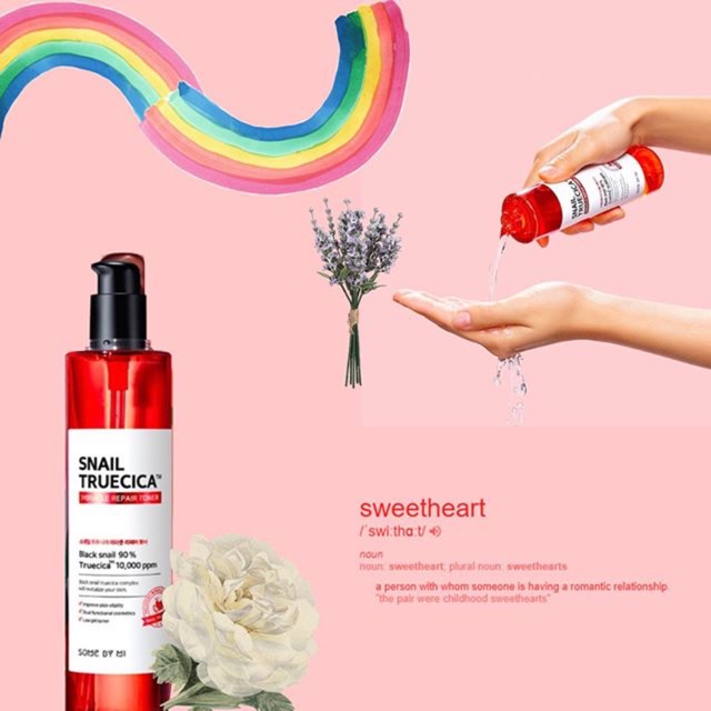 Paket somebymi snail truecica toner dan serum