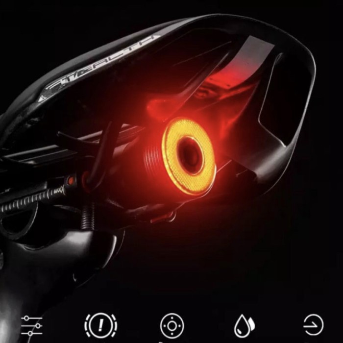Lampu Sepeda ROCKBROS Q5 Smart brake Rem Sensor