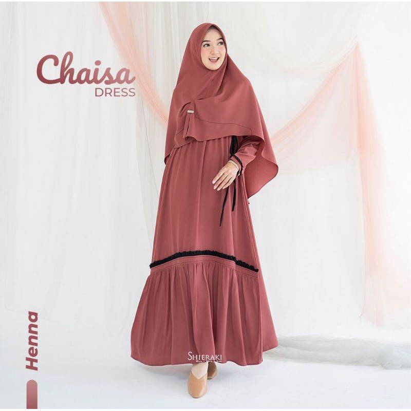 Chaisa Dress by Shieraki Indonesia gamis simple cantik pesta