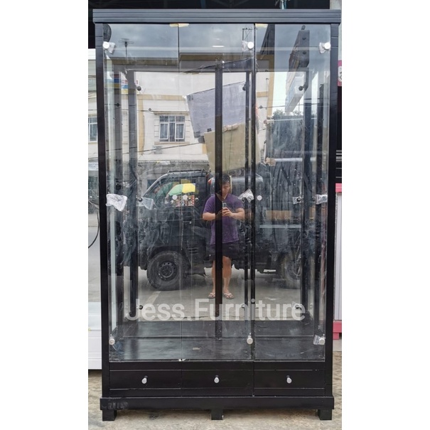 Lemari Pajangan Full Gamis / Lemari Pakaian Gantung 3Pintu / Lemari 3Pintu GAMIS / Lemari Pakaian Fu