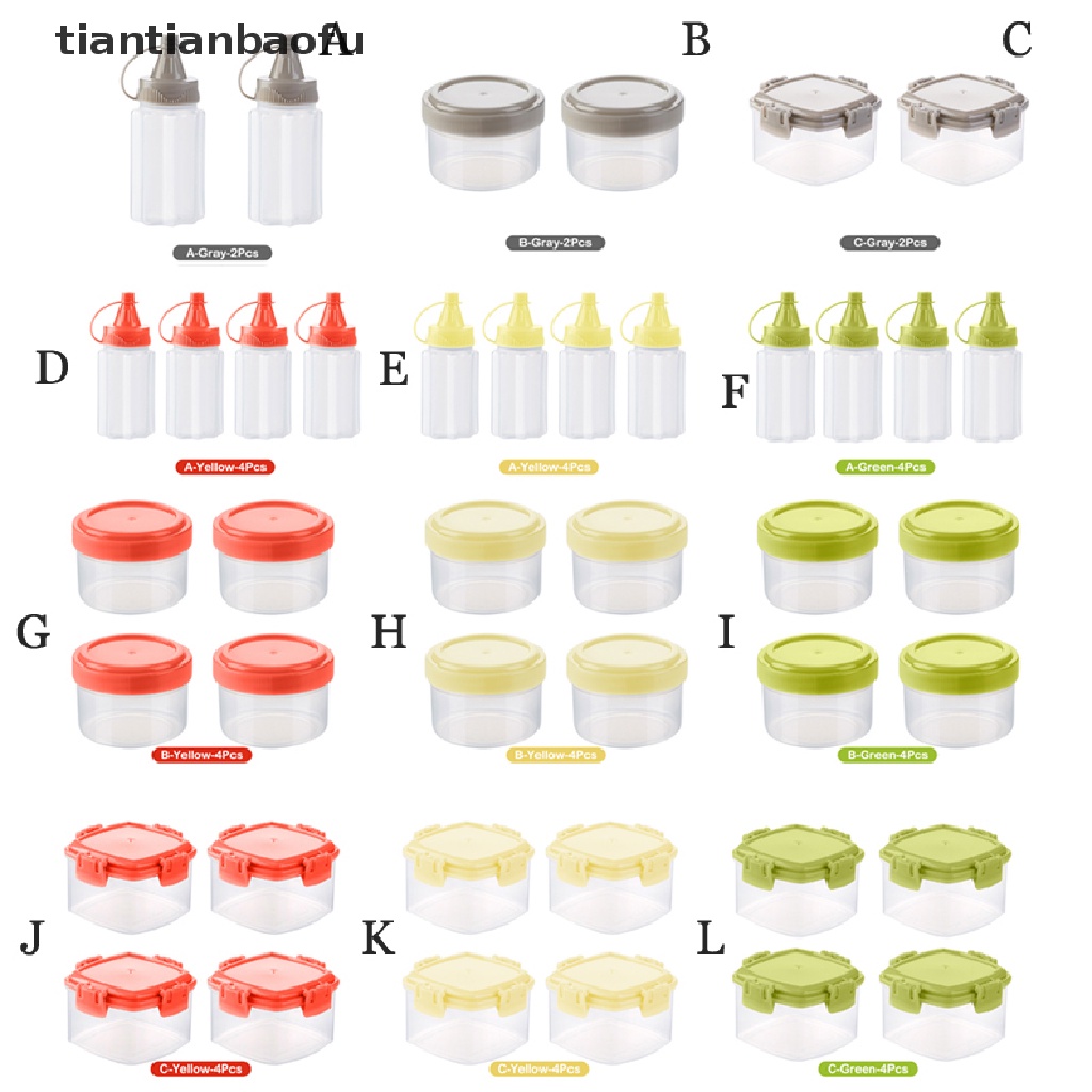 1 Set Botol Bumbu Saus Mini Model Remas