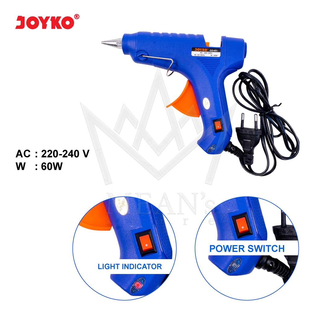

Baru Mesin Lem Bakar Besar Joyko Gg-851 / Glue Gun Gg 851 / Alat Lem Bakar